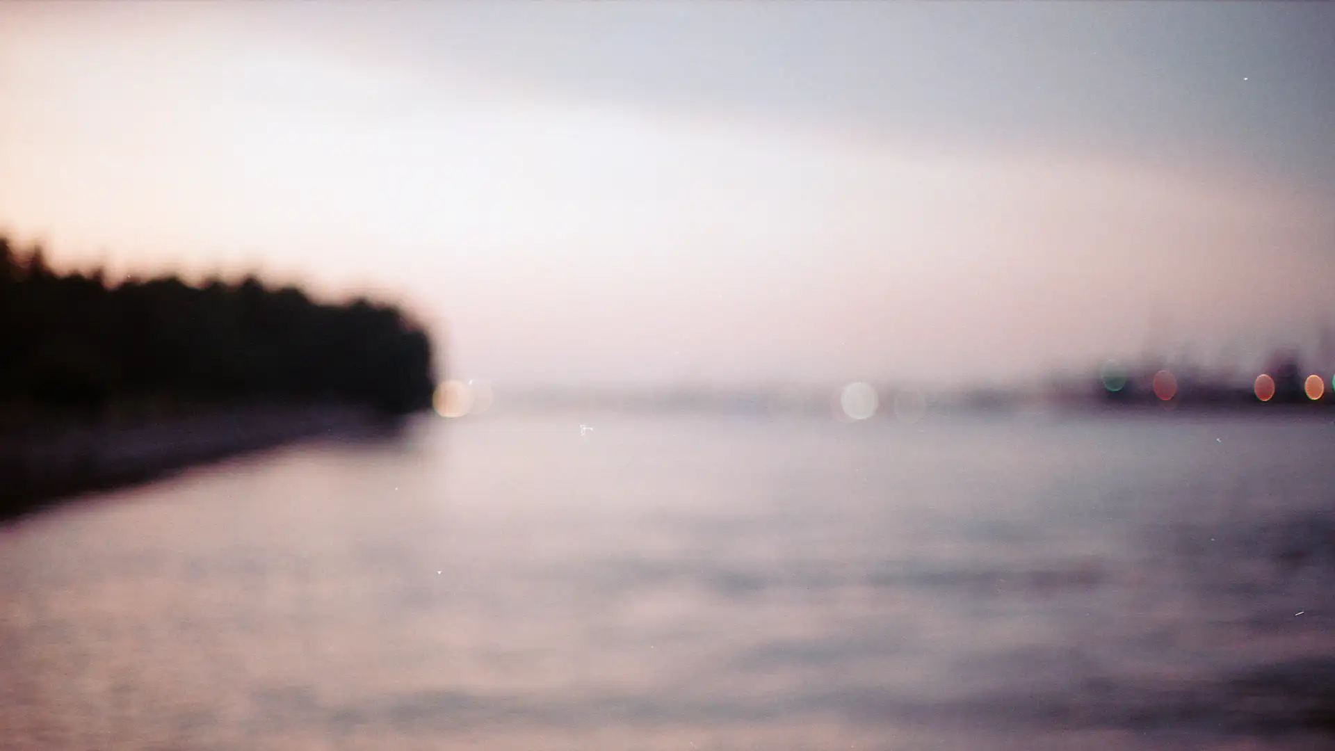 An abstract out of focus image of the sea. Created and photographed by Hiroku