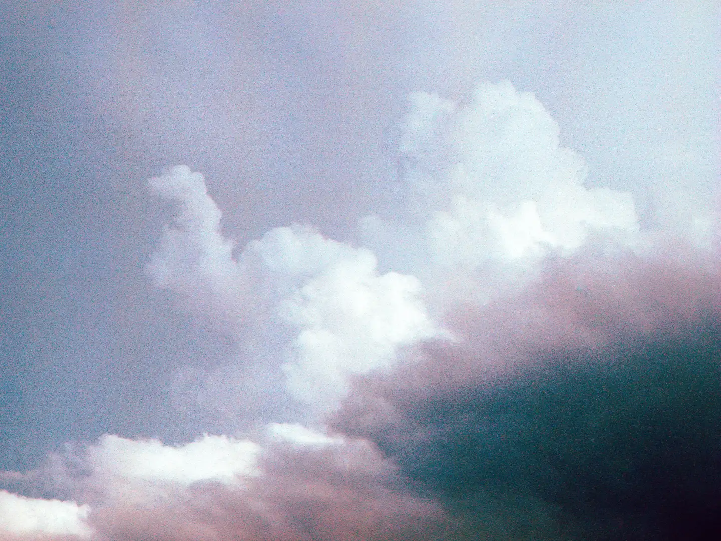 An abstract image of the stormy clouds. Created and photographed by Hiroku