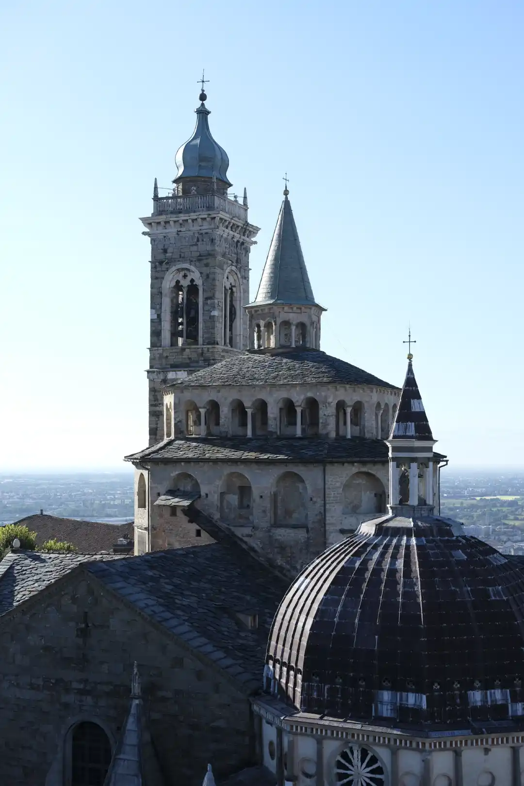 The roof of an old church. Created and photographed by Hiroku